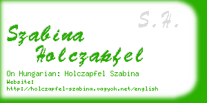 szabina holczapfel business card